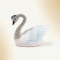 Jewelry Box Swan-Shaped Trinket Box Elegant Organizer for Vanity Table