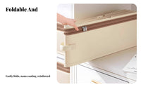 Compressible Clothes Box Large Capacity Foldable Fabric Box Clear transparent panel