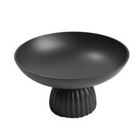 Pedestal Fruit Tray Modern Fruit Bowl with Pedestal Lustrous for Kitchen Counter