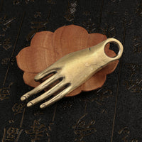 Brass Buddha Hand Ornament Solid Copper Hand Piece