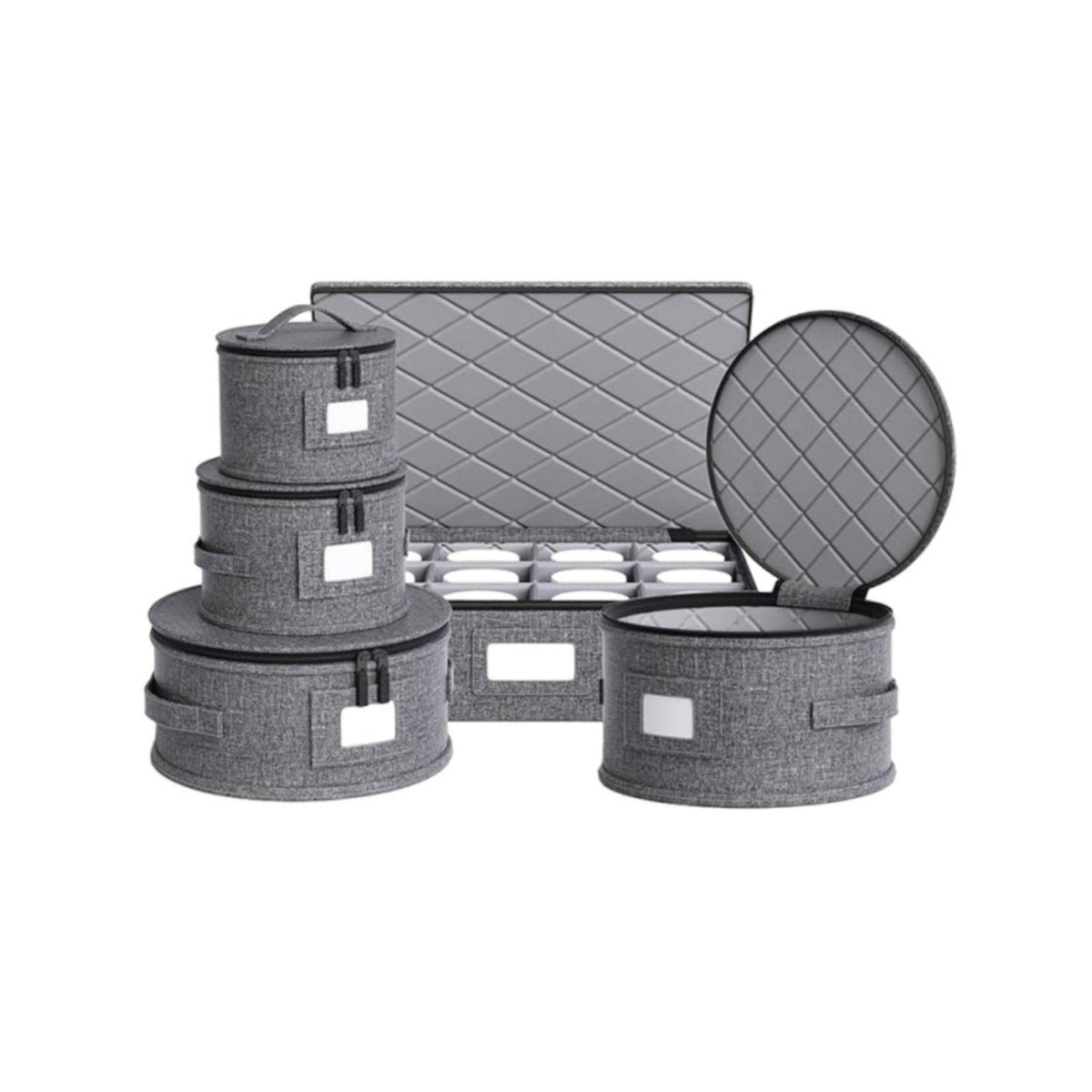 5 Pieces China Storage Set with Zippers Zippered Organizer Long-Lasting