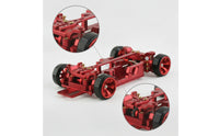 CNC-Machined 1/28 Scale Chassis Kit Lightweight RC Car Frame Kit Mini-Size RC Drift Chassis Sturdy for Hobby Builders