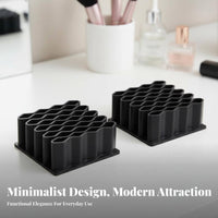 Silicone pattern Organizer Space-Saving Small Item Holder Non-Slip Base for vanity