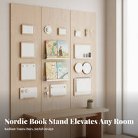 verticalMounted Accessory Holder adaptable Use metal-attaching Desk holder no-tools-required installation