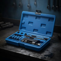 Heavy-Duty Chain Breaker Set Interchangeable Chain Removal Tool Portable Sturdy for Mechanics, Motorcyclists, Cyclists, Garage, Workshop, Roadside Repair