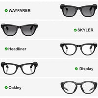 Privacy Shade for Meta Ray-Ban Smart Glasses (Wayfarer/Skyler) - 4 Pack