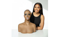 PVC Mannequin Head Hairpiece Display Head True-to-Life Shape for Hairstylists