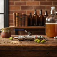 Kettle Valve Kit with Hose Barb Threaded for Homebrewers