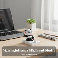 Ideal Gift Panda Phone Holder Two-in-One-Use Decoration Cute Phone Stand Creative Design for Home Office