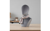 Mannequin Bust with Base Securable Necklace Display Bust Elongated Neck Hat Display Stand for Boutique Owners, Milliners, Photo Shoots, Studios