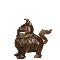 纯铜甪端香炉瑞兽熏香炉家用室内铜工艺品香道檀香茶创意家居装饰