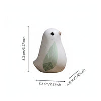 Ceramic Bird Figurine Nordic Style Ceramic Bird Ornament Desktop Decoration Home Decor for Desk, Room, Shelf