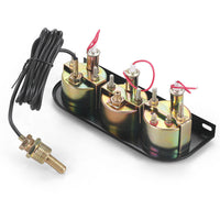 2 Inch 52mm Mechanical Triple Gauge Set for 12V Vehicles