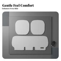 Hookwithout fasteners Installation Anti-Slip Seat Bottom Cover All-Season Comfort Car pad Easy to Install Vehicle Interior Accessory Breathable Design for operators, Commuters, SUV, regular Commute, journey journey, pickup