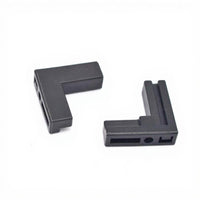 Vintage Aluminum Alloy Opening Screen Corner Bracket, Plastic Internal Angle Connector, Easy Installation, firm-fit, DIY Home Opening Accessories