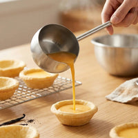 Hot Oil Pouring Ladle Heat-Resistant Stainless Steel Oil Ladle Rust-Proof