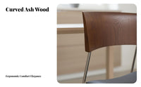 Armchair with Metal Frame Modernist Aesthetic Dining Seating Hangable Design Adaptable Use for Restaurant Owners, Kitchen