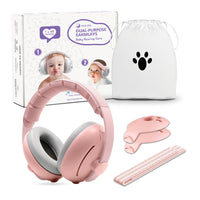 Baby Noise Cancelling Ear Muffs, Kids Hearing Protection Headphones for Sleep and Noise Reduction