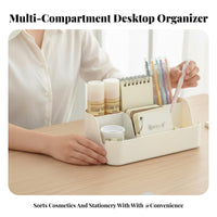 Multi-Compartment organizer with Drawer Minimalist Design Cosmetics Holder for Women