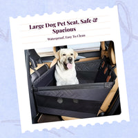 Waterproof dog car seat booster