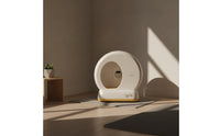 Enclosed Self-Cleaning Cat Litter Box Washable Automatic Cat Litter Box Hygienic Sealed for Cats, Indoor, Apartments