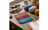 Aluminum Interchangeable Circular Knitting Organized Circular Knitting Needle Set with Case Portable Compact for Knitters, Crafters, Makers, Travel, Home Storage