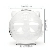 Anti-Bite Cat Grooming Helmet Breathable Cat Muzzle with Face Opening Lightweight Pet Guarding Hood Safe for Bathing