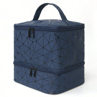 Travel-Friendly Nail Polish Bag with Tray Zippered Nail Polish Storage Bag Spacious Long-Lasting for Salon