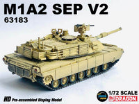 Dragon 63183 1/72 US M1A2 SEP V2 Abrams Main Battle Tank Finished Model