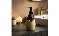 Playful Dinosaur Egg Soap Dispenser | Refillable, Dinosaur Soap Dispenser, for washroom