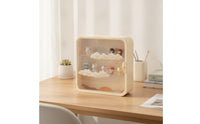 Figurine Display Case Transparent Wall-Mounted Display Case Dustproof