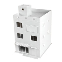 4-Piece 1:150 Scale Building Model Kit for Sand Table Scenes