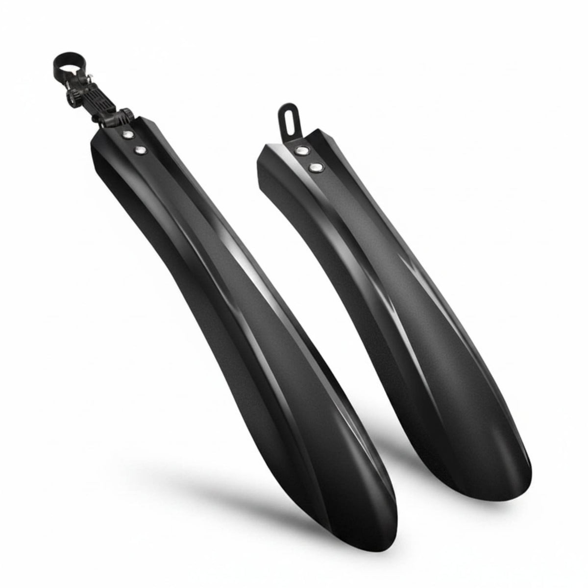 2 Pieces Mountain Bike Mudguards Rainproof Cycle Mudguard Set Waterproof Bike Mudguard Set for Rainy Weather, Trail Riding