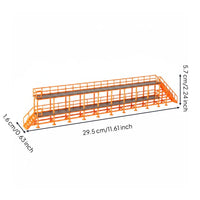 Double-Deck Rail Maintenance Platform Detailed Miniature Railway Repair Trestle