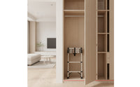 Collapsible Telescopic Folding Ladder Anti-Slip Step Ladder with Handrails Stable Step Stool with Handrail Heavy Duty for Homeowners, Diyers, Closet Organization