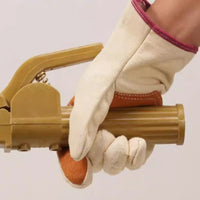 Durian Gloves Thick Canvas Hand Protection Red-Edged for Rough Tasks