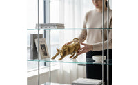 Bull Figurine Carved Bull Statue Modern for Executives, Bookshelf