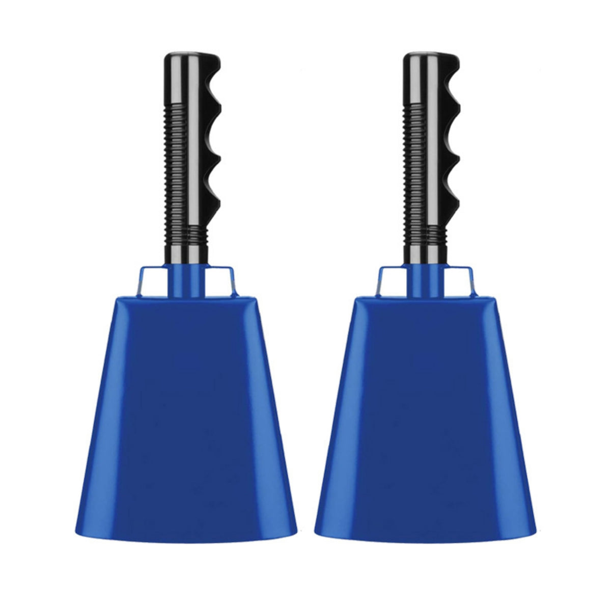 Cowbell with Handle Solid Hand-Held Cowbell Ribbed for Parties, Weddings
