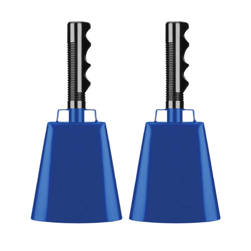 Cowbell with Handle Solid Hand-Held Cowbell Ribbed for Parties, Weddings
