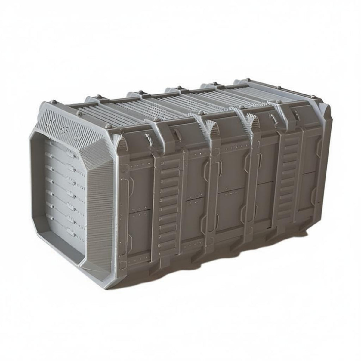 Futuristic-Fi Shipping Container Model Stackable Modular Terrain Kit Immersive