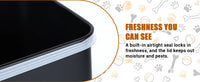 Cross-Border Pet Food Sealed Storage Box with Wheels Cat Food Bucket Moisture-Proof Insect-Proof Large Capacity Dog Food Container