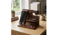 Wooden Phone Stand Wooden Phone Stand Freestanding for Desk, Office, Nightstand