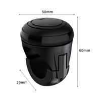 Metal Ball Bearing Steering Wheel Rotator Knob 360-Degree Rotation Steering Wheel Knob Clamp Mount Car Accessory Smooth Rotating