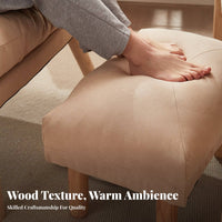 Curved Seat Four-Legged Stool Multi-Purpose Footrest Space-Saving for Homeowners