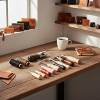 Leather Hand Sewing Kit Handmade Leatherworking Tools for Beginners