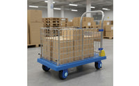 Fenced Platform Trolley Portable Folding Platform Trolley Space Saving