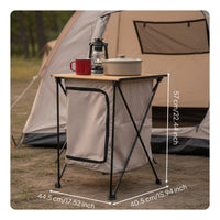 Foldable Camping Cabinet Multi-Functional Folding Camping Storage Cabinet