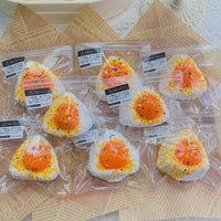 Slow Rebound TPR Stress Relief Toy - Simulated Egg Yolk Rice Ball