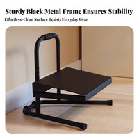 Non-Slip Adjustable Under-Desk Footrest Massage Texture Surface Adjustable Layered Footrest Tilting Angle Foot Support adaptable Use for Remote Workers, Students, gaming enthusiasts, Workstation, Study Room, Home