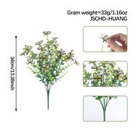 Artificial Butterfly Bouquet Easy to Care Fake Eucalyptus Leaves Branch Realistic Look Home Decor for Tabletop